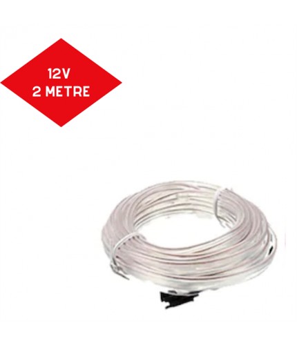 ŞERİT NEON BEYAZ IŞIKLI 12V 2METRE KOD:ITH1567