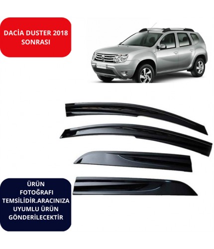 CAM RÜZGARLIK 4'LÜ DACİA DUSTER 2018 SONRASI KOD:SP-S-104