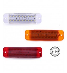 PARMAK LAMBA İKİLİ 18 LEDSSARI 12-24V KOD:TH-1821