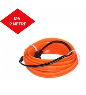 ŞERİT NEON TURUNCU IŞIKLI 12V 2METRE KOD:ITH1572