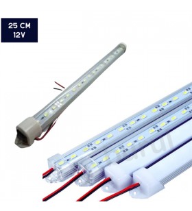 LAMBA TAVAN 12V ALİMİNYUM ANAHT.BEYAZ 25CM KOD:047B12V