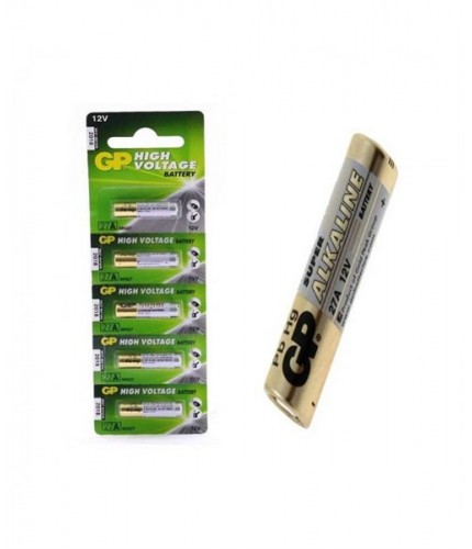 PİL ORJİNAL GP 12V 27A MODELİ ALKALİN (5ADET) KOD:0014911