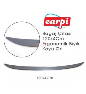 BAGAJ ÇITASI 120X4CM ERGONOMİK BIYIK PARLAK KOYU GRİ KOD:2790142