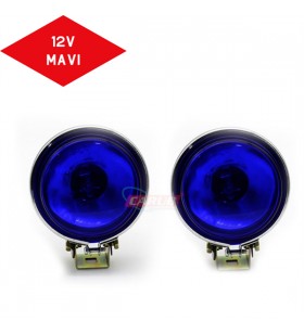 SİS LAMBASI OBEN YUVARLAK 9CM MAVİ TAKIM KOD:3016004
