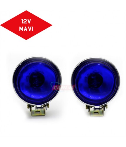 SİS LAMBASI OBEN YUVARLAK 9CM MAVİ TAKIM KOD:3016004