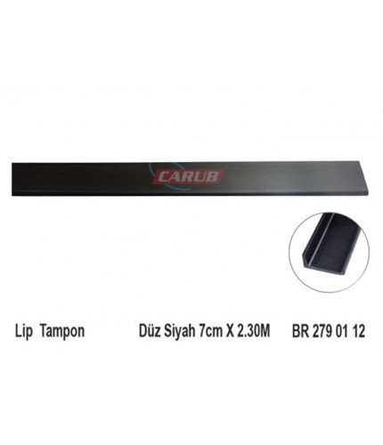 TAMPON ALTI EKİ DÜZ 7CMX2,3M LÜX CARPİ KAUÇUK LİP YAZISIZ KOD:2790112