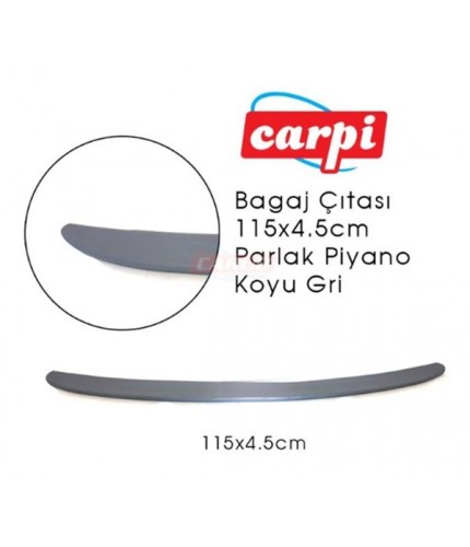 BAGAJ ÇITASI 115X4,5CM PARLAK KOYU GRİ KOD:2790157