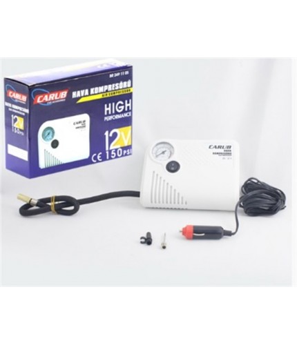 HAVA KOMPRESÖRÜ 12V YASSI BEYAZ KOD:2491105