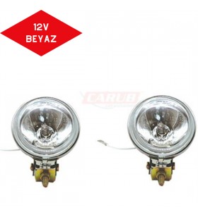 SİS LAMBASI OBEN YUVARLAK 9CM BEYAZ TAKIM KOD:3016001
