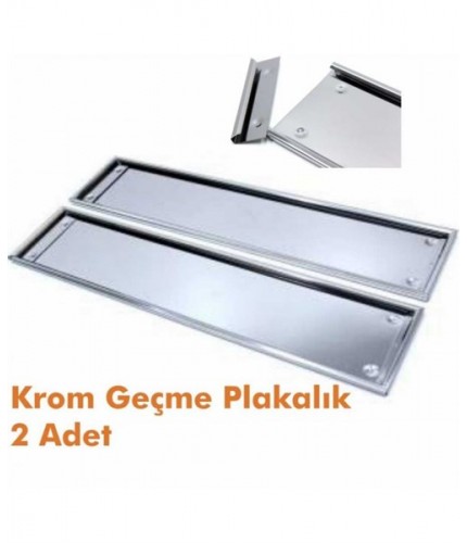 PLAKALIK PASLANMAZ KROM İNCE GEÇME (2 ADET) KOD:49
