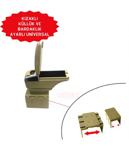 KOLÇAK KIZAKLI BEJ AYARLI KÜLLÜK VE BARDAKLIK BÖLMELİ KOD:4705707