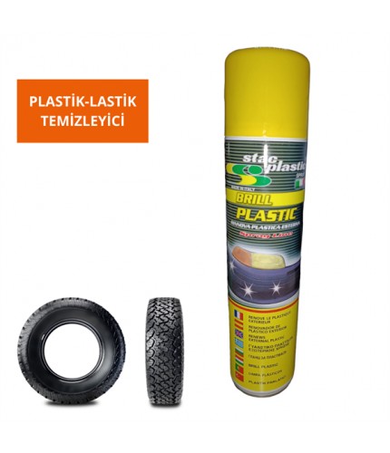 PLASTİK PARLATICI 400 ML STAC PLASTİC KOD:0900101