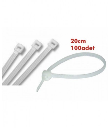 CIRT KELEPÇE BEYAZ 2,5X200MM (100 ADET) KOD:C1