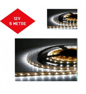 LED ŞERİT 12V 5MT BEYAZ 3 ÇİPLİ KOD:SL