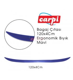 BAGAJ ÇITASI 120X4CM ERGONOMİK BIYIK PARLAK MAVİ KOD:2790144