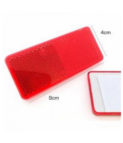 REFLEKTÖR KÜÇÜK DİKDÖRTGEN KIRMIZI 4CM-9CM KOD:BK-19K