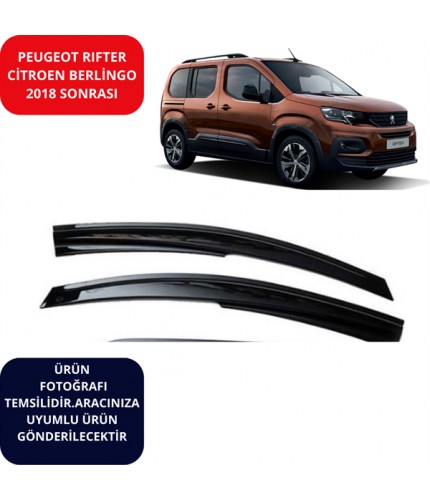 CAM RÜZGARLIK 2'Lİ PEUGEOT RİFTER CITROEN BERLİNGO 2018 SONRASI KOD:SP-S-114