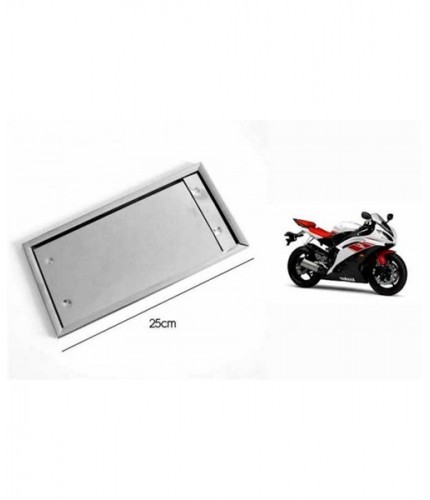 PLAKALIK PASLANMAZ KROM MOTORSİKLET 16X25 CM KOD:48