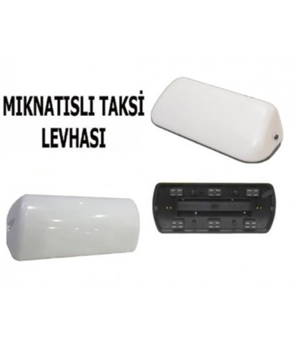 TAKSİ LEVHASI MIKNATISLI BEYAZ YAZISIZ KOD:TKS3