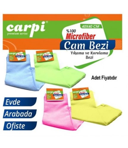 MİKROFİBER BAKLAVA DESEN CAM BEZİ 40X40 KOD:2420129