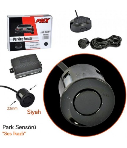 PARK SENSÖRÜ PMX SES İKAZLI SİYAH KOD:ITH1253
