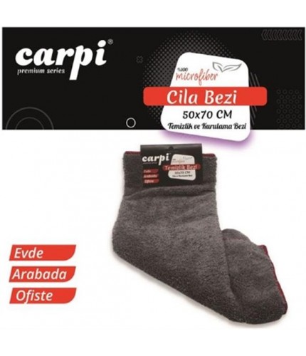 MİKROFİBER ÇİFT TARAFLI CİLA TANK BEZİ 50X70 KOD:2420130
