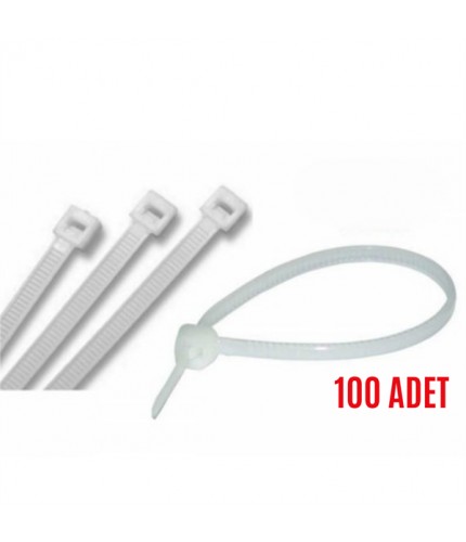 CIRT KELEPÇE BEYAZ 4.8X380MM (100 ADET) KOD:C4