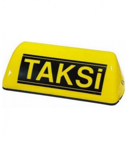 TAKSİ LEVHASI IŞIKLI MIKNATISLI KARAYOLLARI KANUNLARINA UYGUN KOD:TKS1