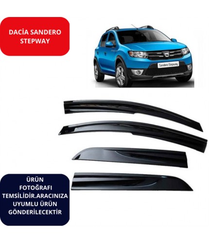 CAM RÜZGARLIK 4'LÜ DACİA SANDERO STEPWAY KOD:SP-S-36
