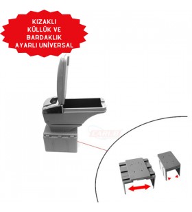 KOLÇAK KIZAKLI GRİ AYARLI KÜLLÜK VE BARDAKLIK BÖLMELİ KOD:4705708