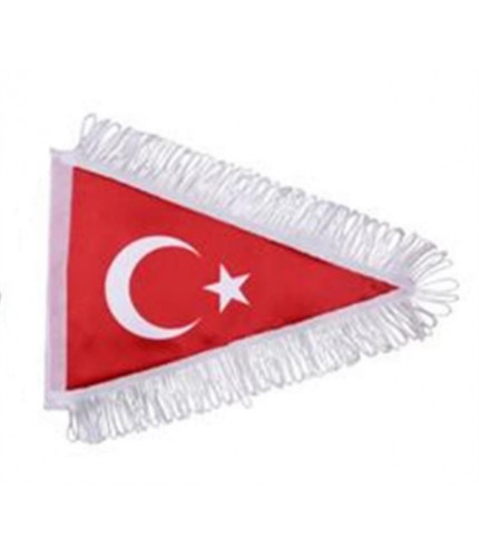 ÜÇGEN BEZ BAYRAK KÜÇÜK 17CMX22CM KOD:800501005