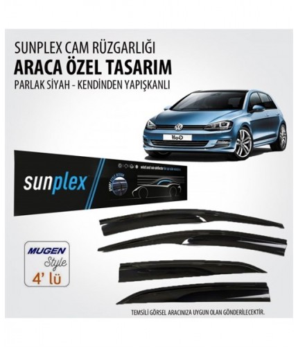 CAM RÜZGARLIK 4'LÜ VOLKSWAGEN GOLF 5-6-7 2005-2019 KOD:SP-S-109