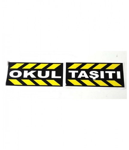OKUL TAŞITI YAZISI TAKIM 22X104CM KOD:OK