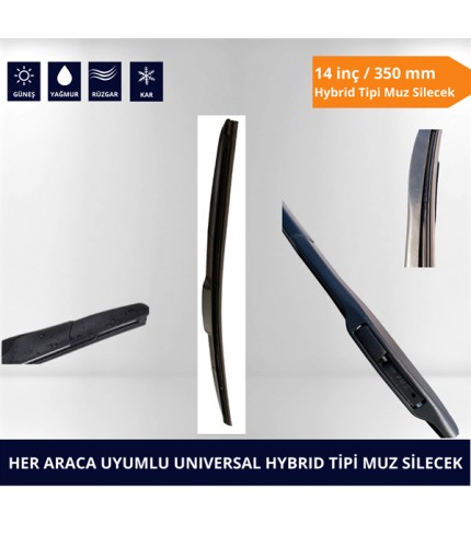 HYBRİD MUZ SİLECEK 14 İNÇ/350 MM KOD:MUZ002