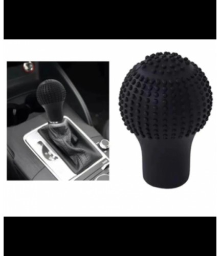 VİTES TOPUZU KILIFI SİLİKON YUVARLAK SİYAH SÜSLEN KOD:1717