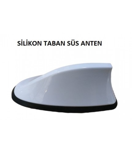 ANTEN BALİNA SÜS BEYAZ SİLİKON TABAN KOD:3051