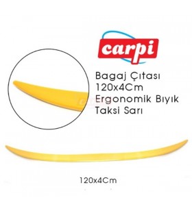 BAGAJ ÇITASI 120X4CM ERGONOMİK BIYIK PARLAK TAKSİ SARI KOD:2790143
