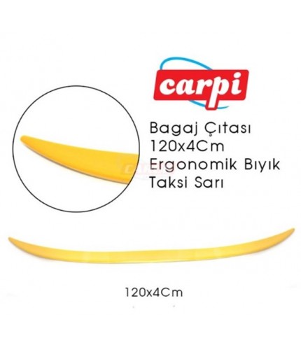BAGAJ ÇITASI 120X4CM ERGONOMİK BIYIK PARLAK TAKSİ SARI KOD:2790143