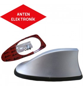 ANTEN BALİNA ELEKTRONİK GRİ SİLİKON TABAN KOD:4052