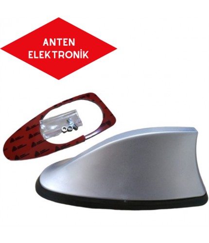 ANTEN BALİNA ELEKTRONİK GRİ SİLİKON TABAN KOD:4052