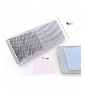 REFLEKTÖR KÜÇÜK DİKDÖRTGEN BEYAZ 4CM-9CM KOD:BK-19B