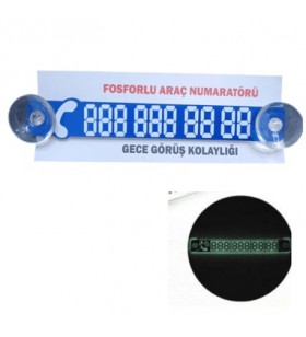PARKTEL NUMARATÖR VANTUZLU FOSFORLU MVP121 KOD:PT4