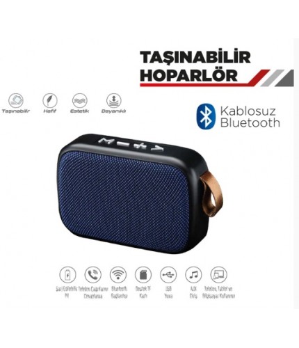 TAŞINABİLİR KABLOSUZ BLUETOOTH HOPARLÖR KOD:2749940