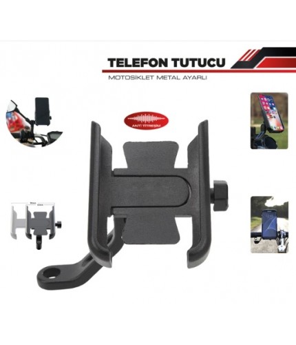 TELEFON TUTUCU MOTORSİKLET METAL AYARLI KOD:5901978
