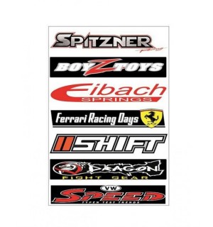 ÇIKARTMA MOMO MOTOR SET 7'Lİ SPİTZNER  KOD:MOMO