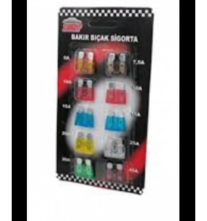 BIÇAK SİGORTA 10 LU SET KOD:4611701