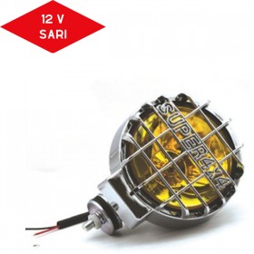 OFF ROAD SİS LAMBASI SARI YUVARLAK 4X4 NİKELAJ ADET KOD:3017101