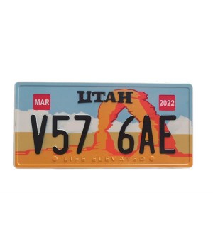 AMERİKAN PLAKA 29x14 CM UTAH KOD:ES-160