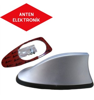 ANTEN BALİNA ELEKTRONİK GRİ SİLİKON TABAN KOD:4052