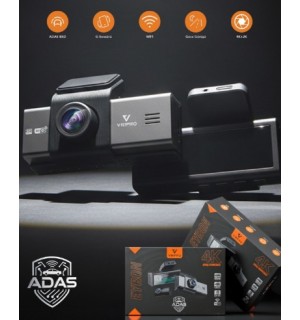 EYRON 4K UHD Wi-Fi ADAS DESTEKLİ AKILLI ARAÇ KAMERASI - 256GB SD KART DESTEĞİ KOD: EYRON